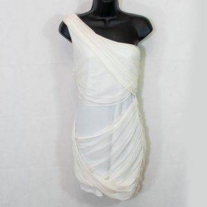 Alice + Olivia One Shoulder Dress Cocktail S 2706X